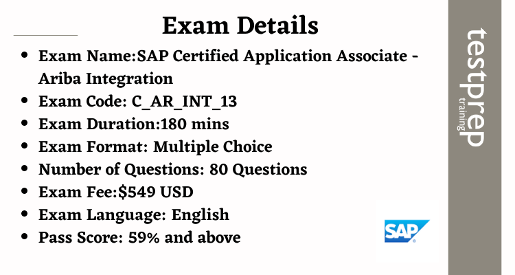 C_AR_INT_13 - SAP Certified Application Associate - Ariba Integration examination exam details