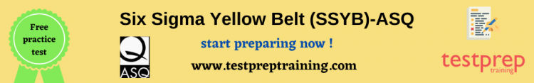 six sigma yellow belt free practice test