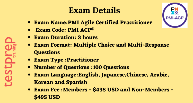 PMI Agile Certified Practitioner examination exam details