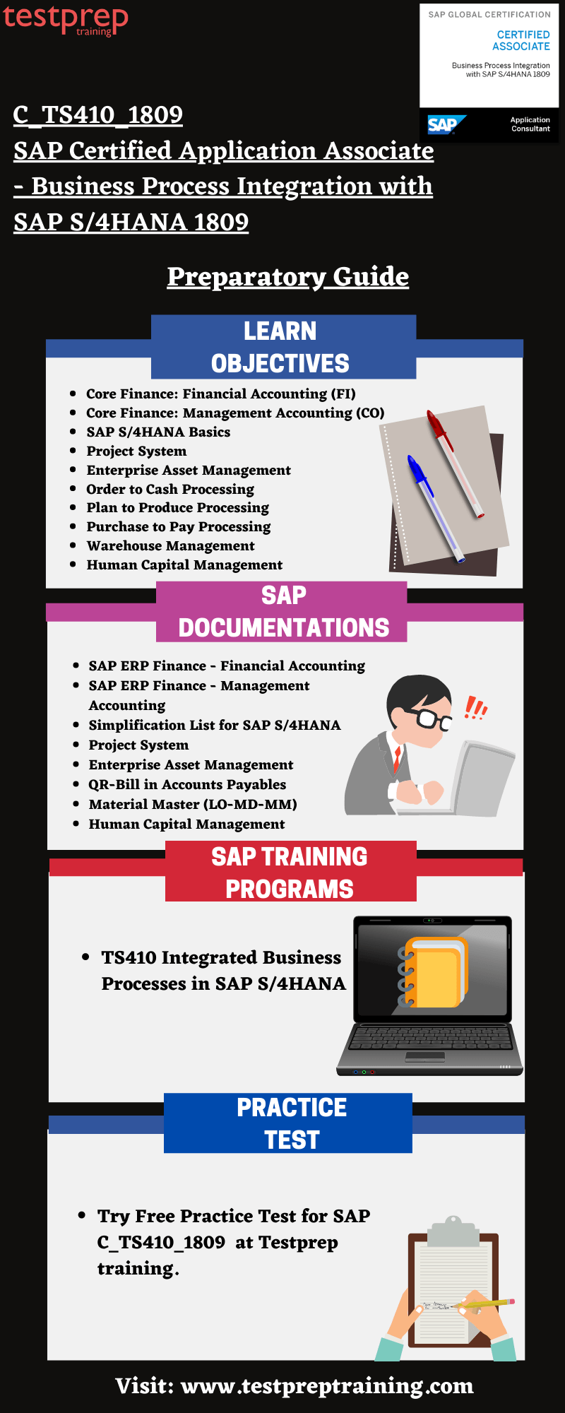 SAP C_TS410_1809 preparatory guide 