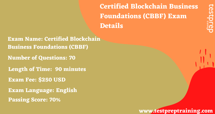 Certified Blockchain Business Foundations (CBBF) exam details 