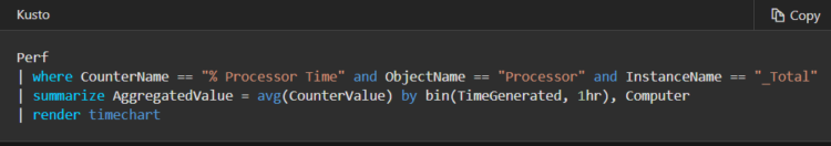 Visualize a Log Query