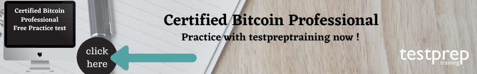 Certified Bitcoin Professional free practice tests