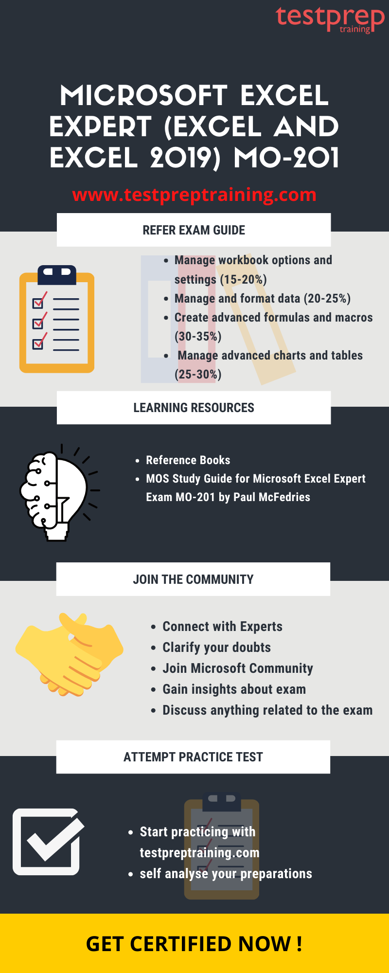 Preparatory Guide for Microsoft Excel Expert (Excel and Excel 2019) MO-201
