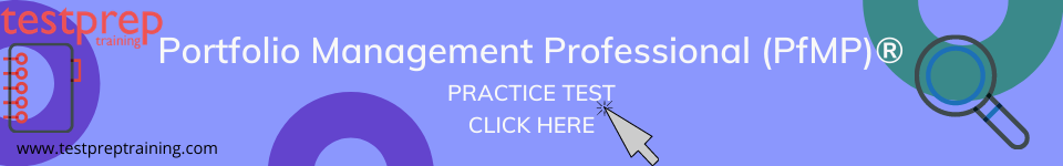 Portfolio Management Professional (PfMP) Practice test