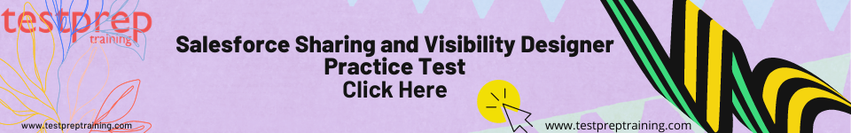 Salesforce Sharing and Visibility Designer Practice test