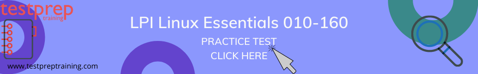 Linux Essential (LPI 010-160) Practice test