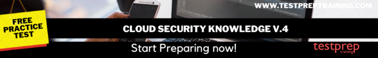 Cloud Security Knowledge V.4  free practice test