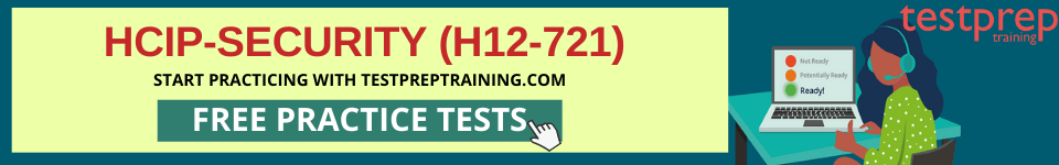 HCIP-Security (H12-721) Free Practice Tests (1)
