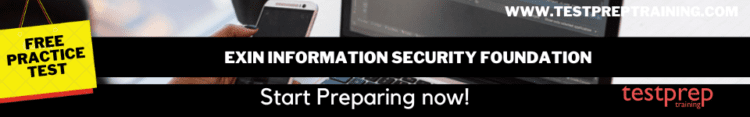 EXIN Information Security Foundation Free practice test