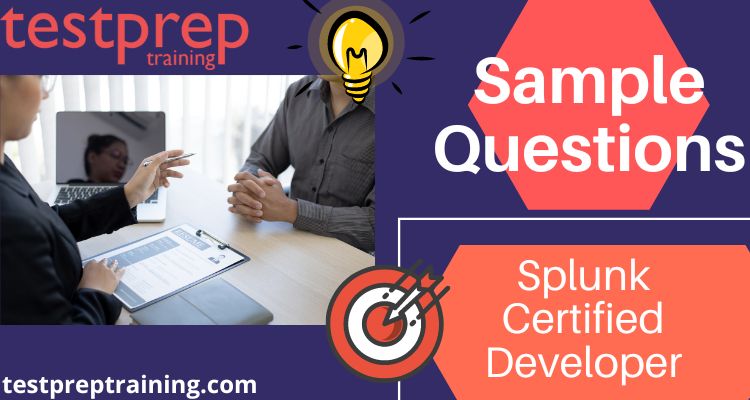 Splunk Certified Developer sample questions