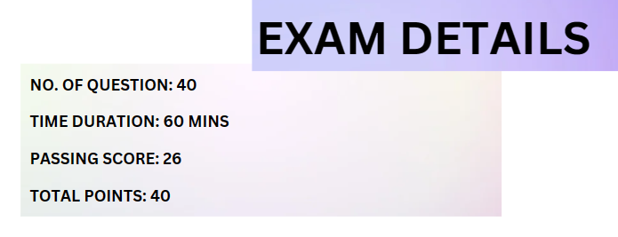 exam details