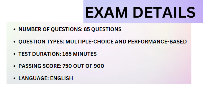 exam details